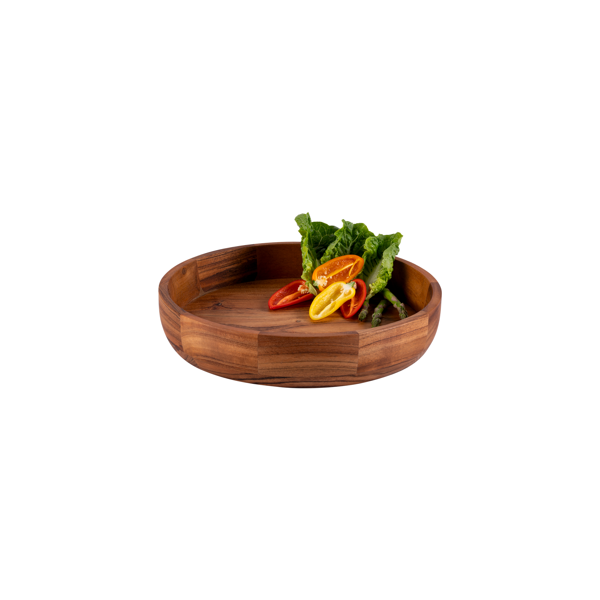 Pure Acacia Wood Schaal 34x6 cm