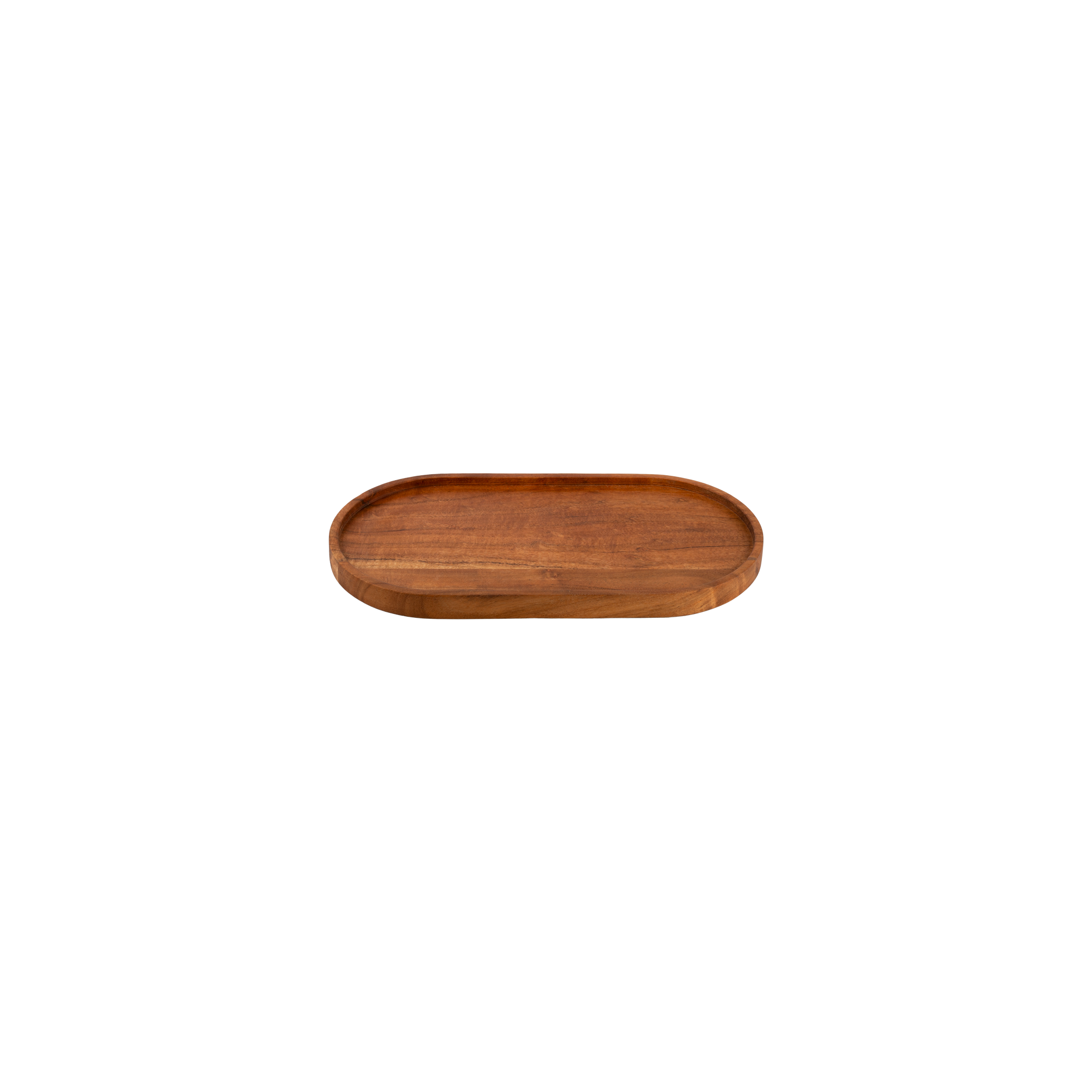 Pure Acacia Wood Serveertray ovaal L 32x17 cm