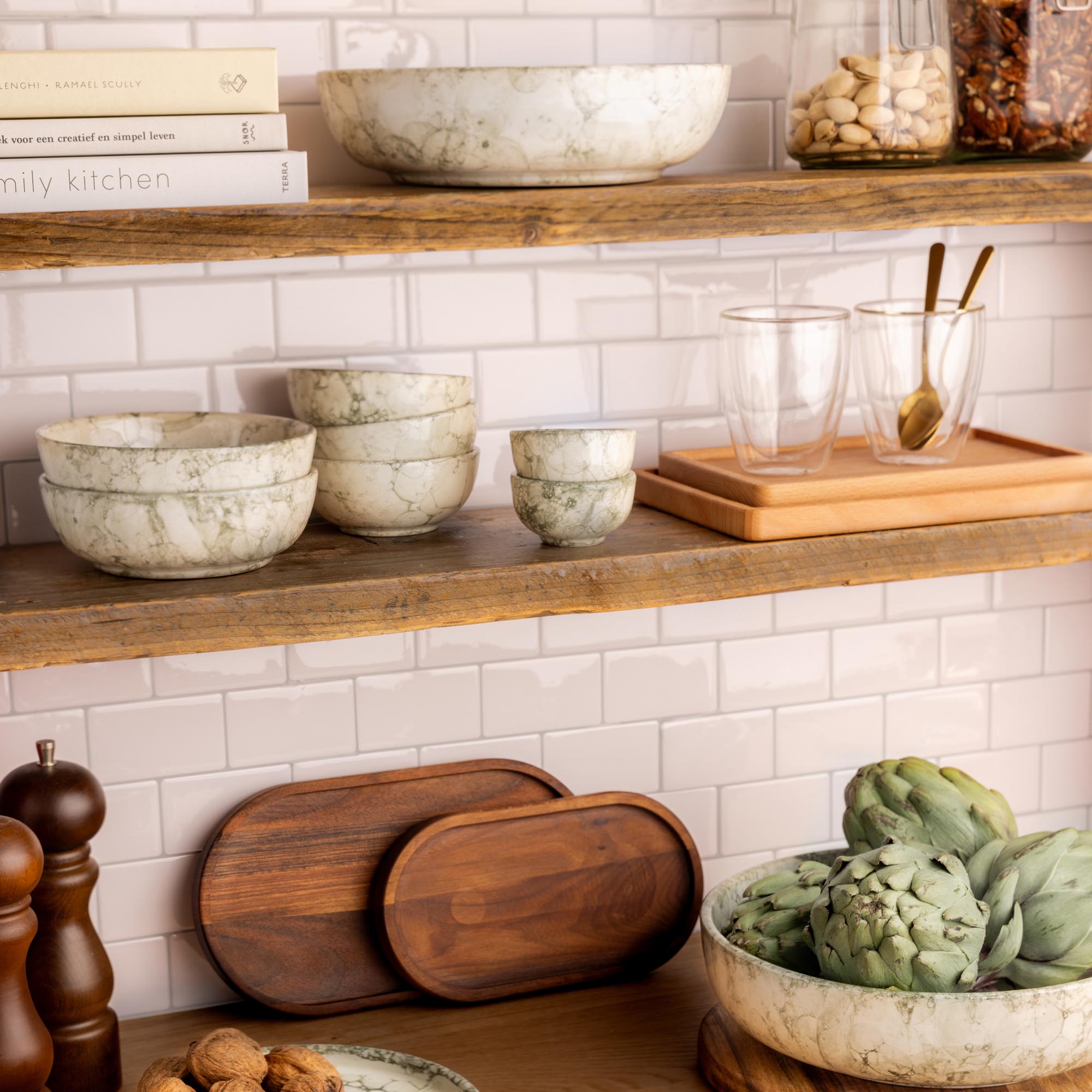 Espuma Schaal  31 cm groen