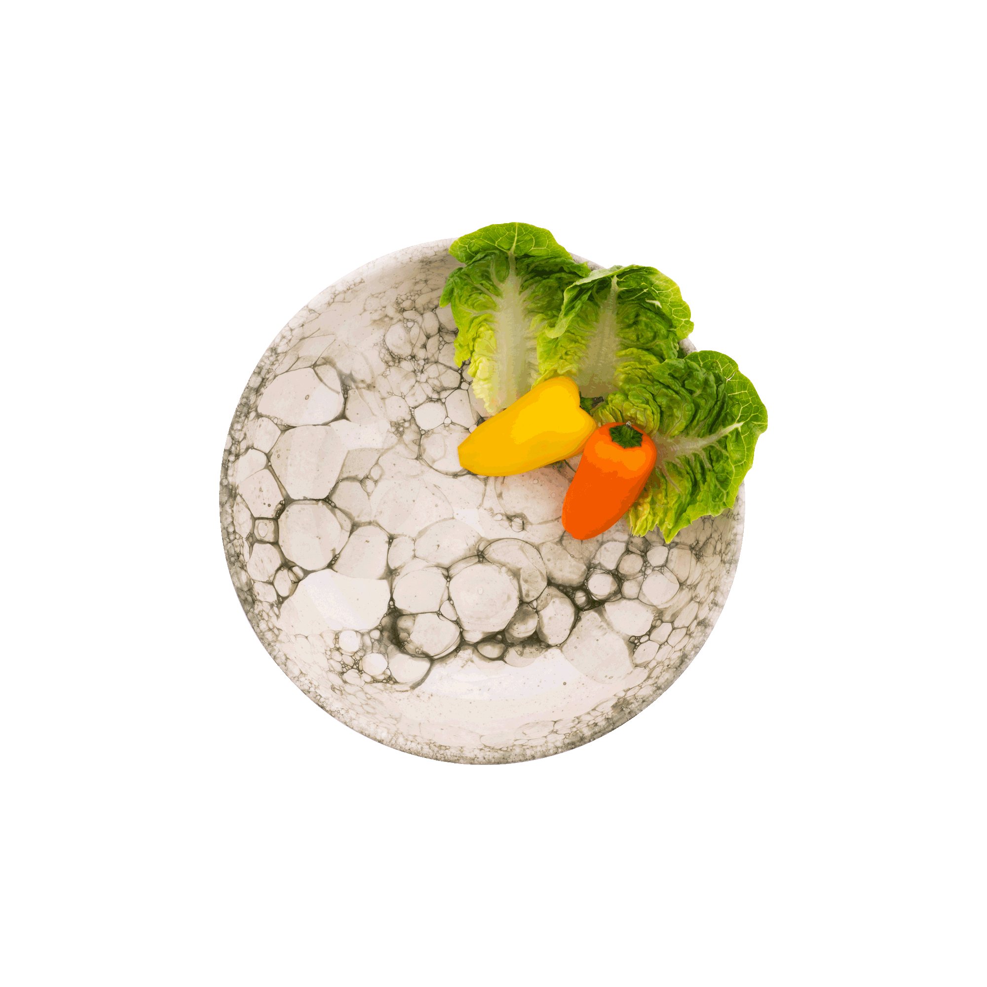 Espuma Schaal 23 cm groen