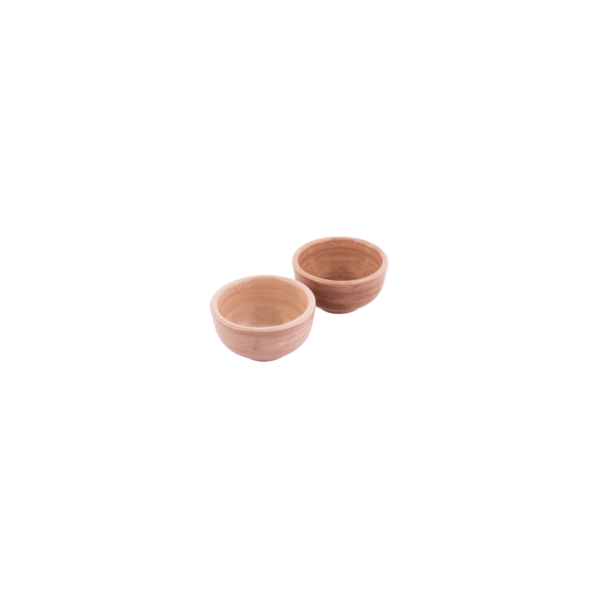 Mano Schaal 7 cm terra - set 2 pcs