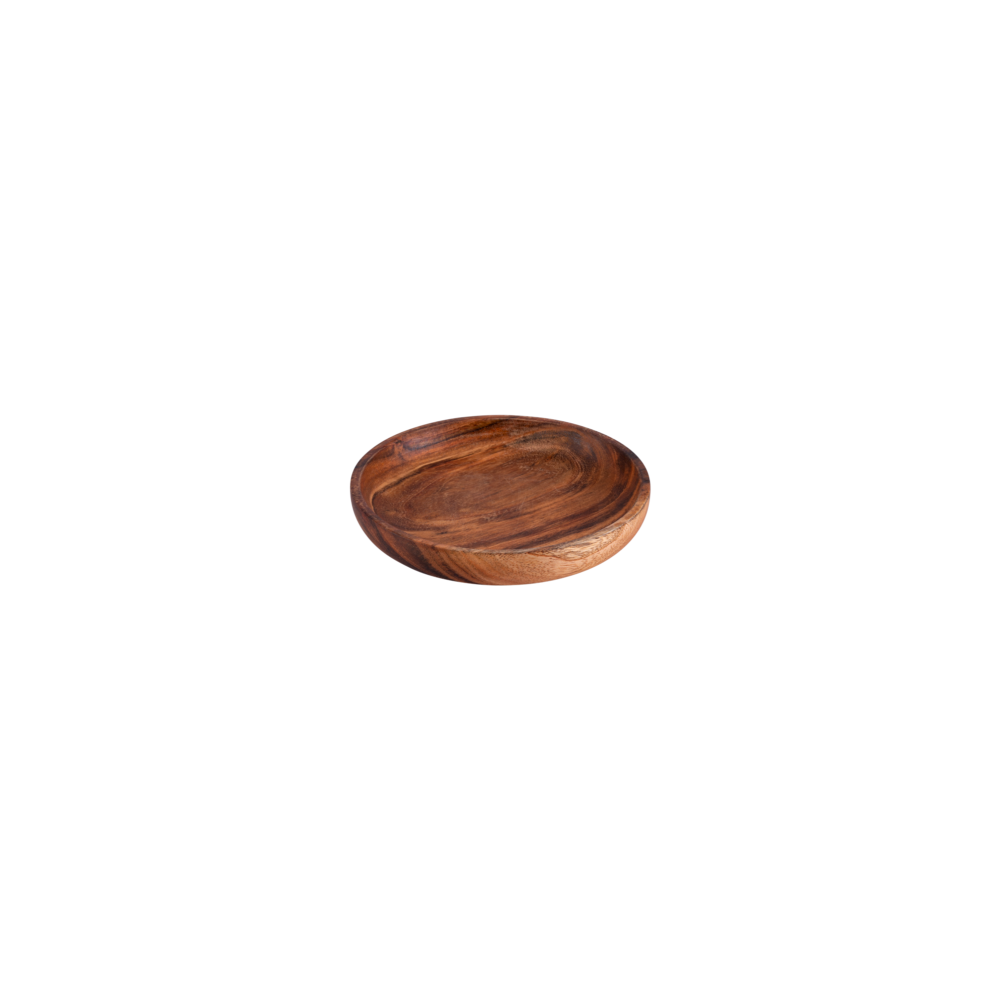 Pure Acacia Wood Schaal laag 16x2.5 cm