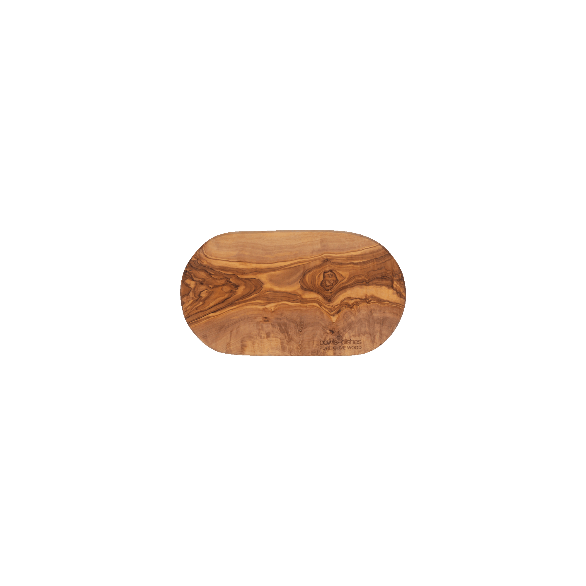 Olijfhouten Plank Ovaal 30 cm dikte 2 cm