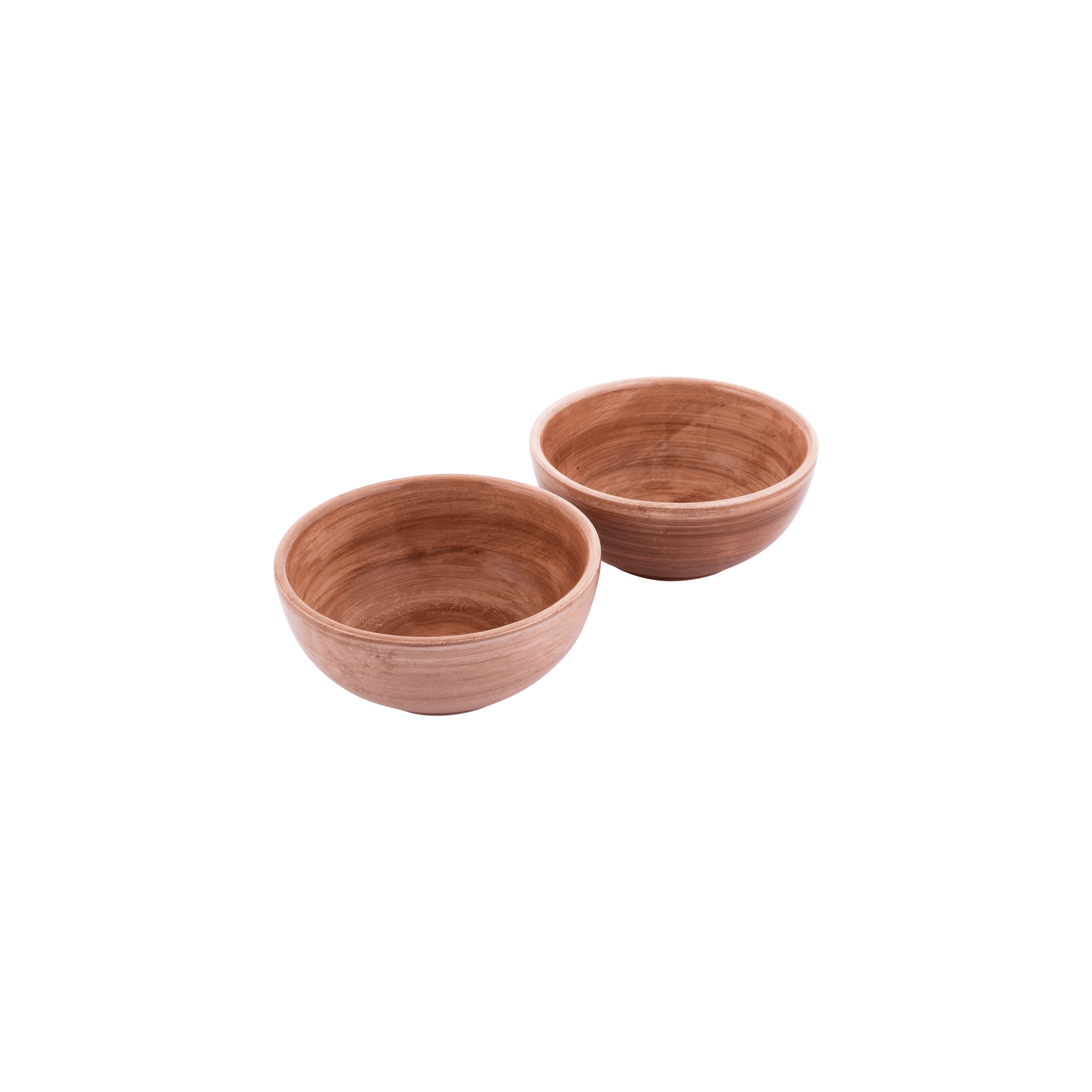 Mano Schaal 11 cm terra - set 2 pcs