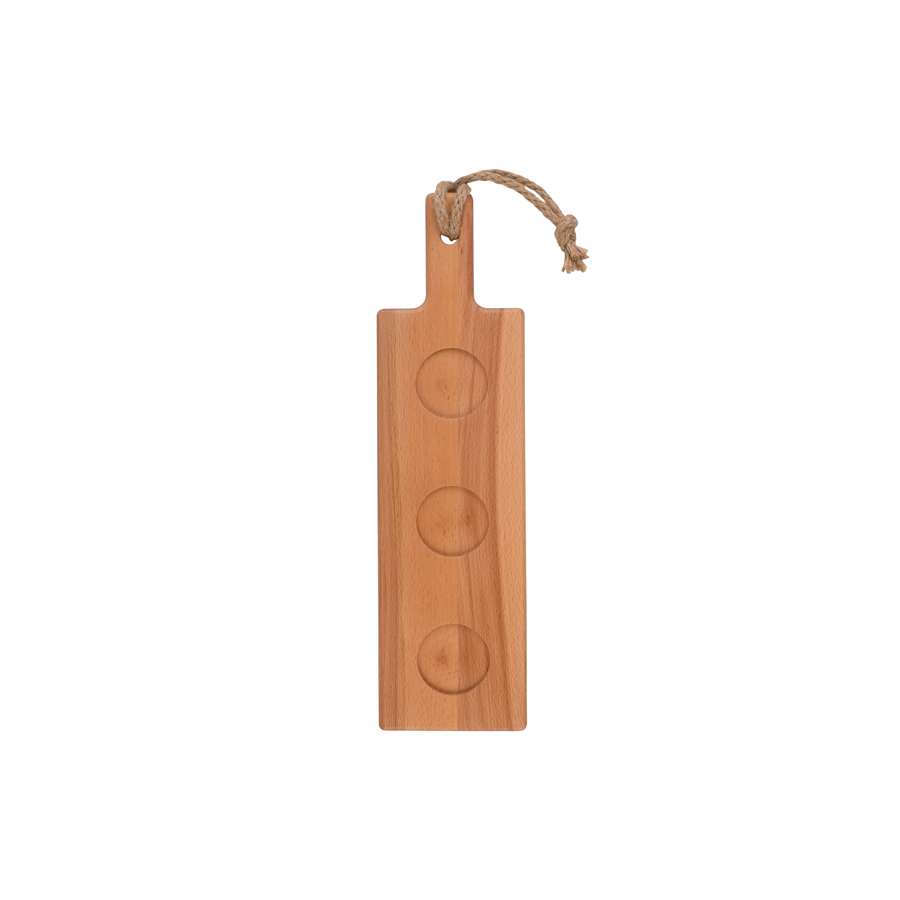 Puur Hout | Beuken 3-vakken serveerplank 46x12,5x2cm