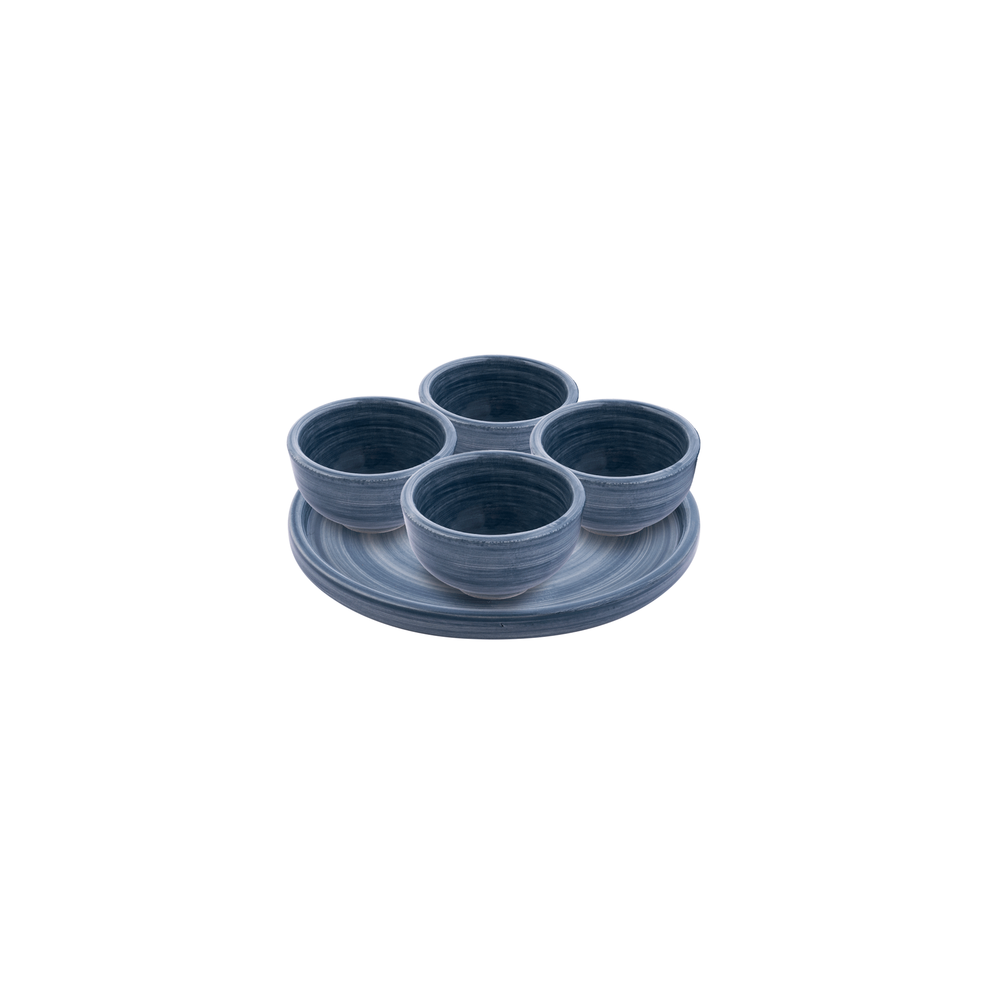 Mano borrel geschenkset blauwgrijs