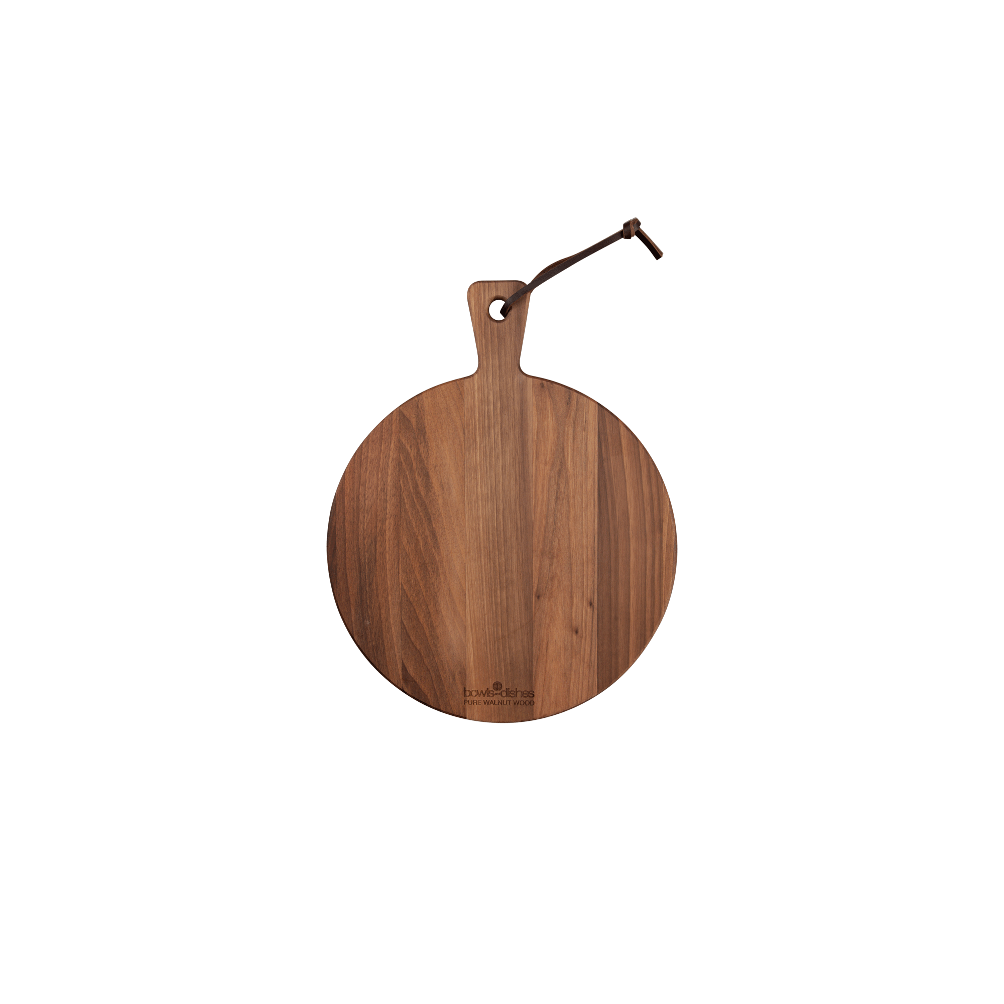 Pure Walnut Wood Serveerplank rond Ø 25 x 1,8 cm
