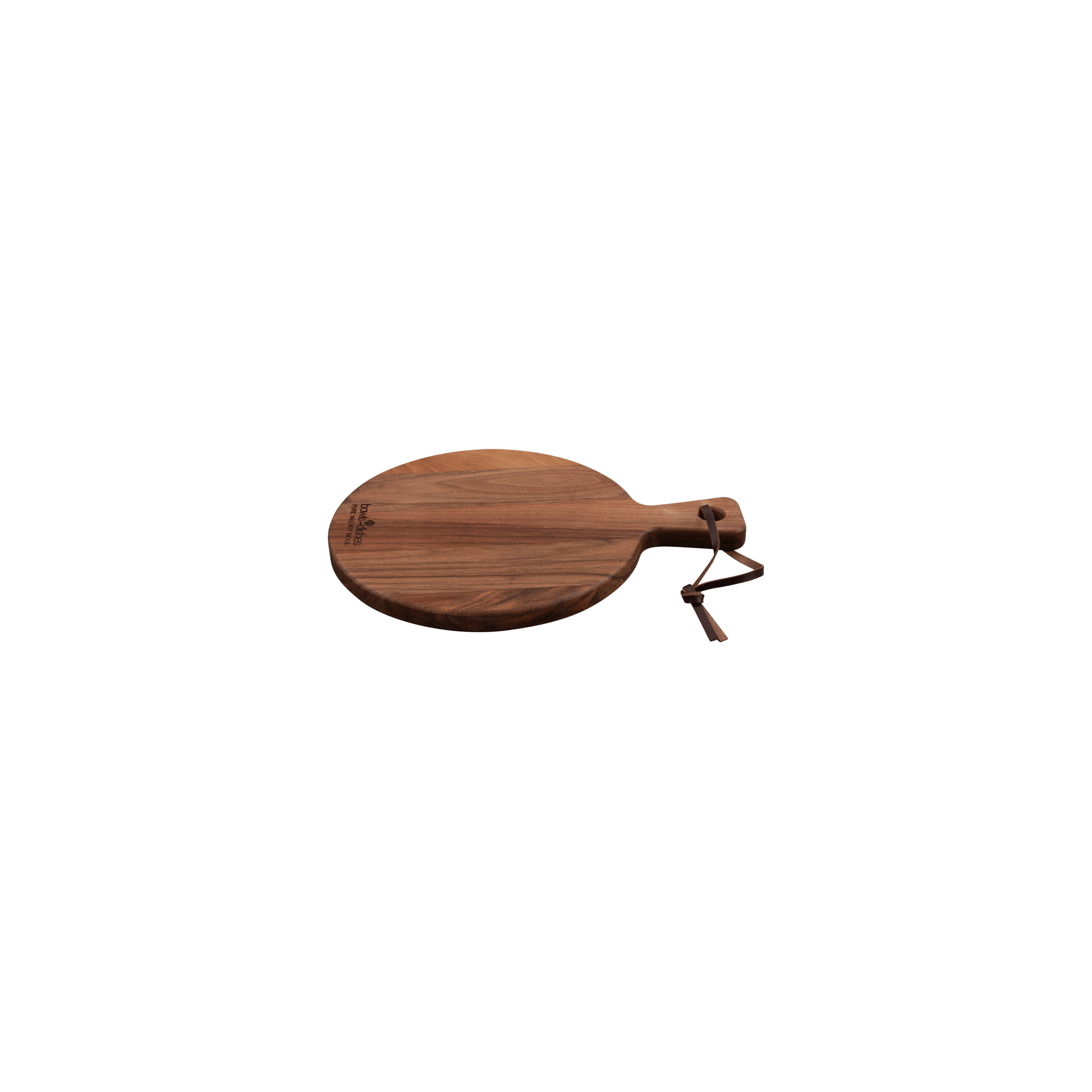 Pure Walnut Wood Serveerplank rond Ø 20 x 1,8 cm