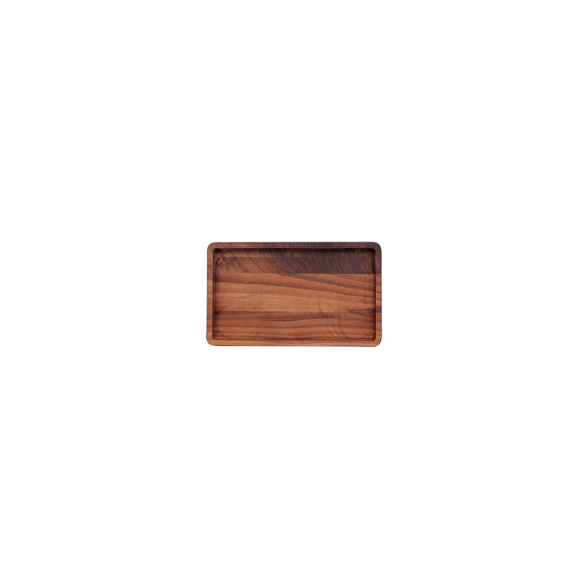 Pure Walnut Wood Serveertray rechthoekig S 20 x 12 cm