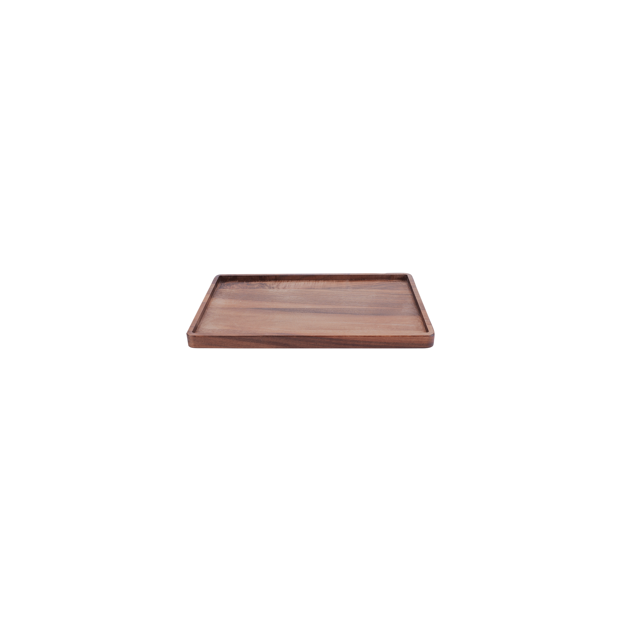 Pure Walnut Wood Serveertray rechthoekig L 28 x 17 cm