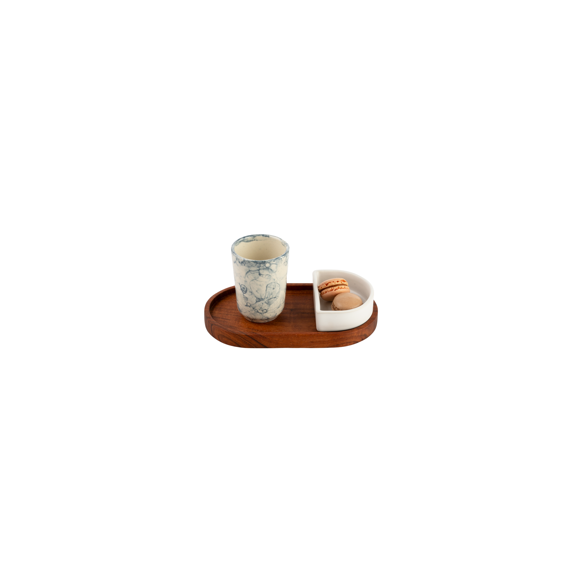 Pure Acacia Wood Serveertray ovaal S 22.5x12 cm