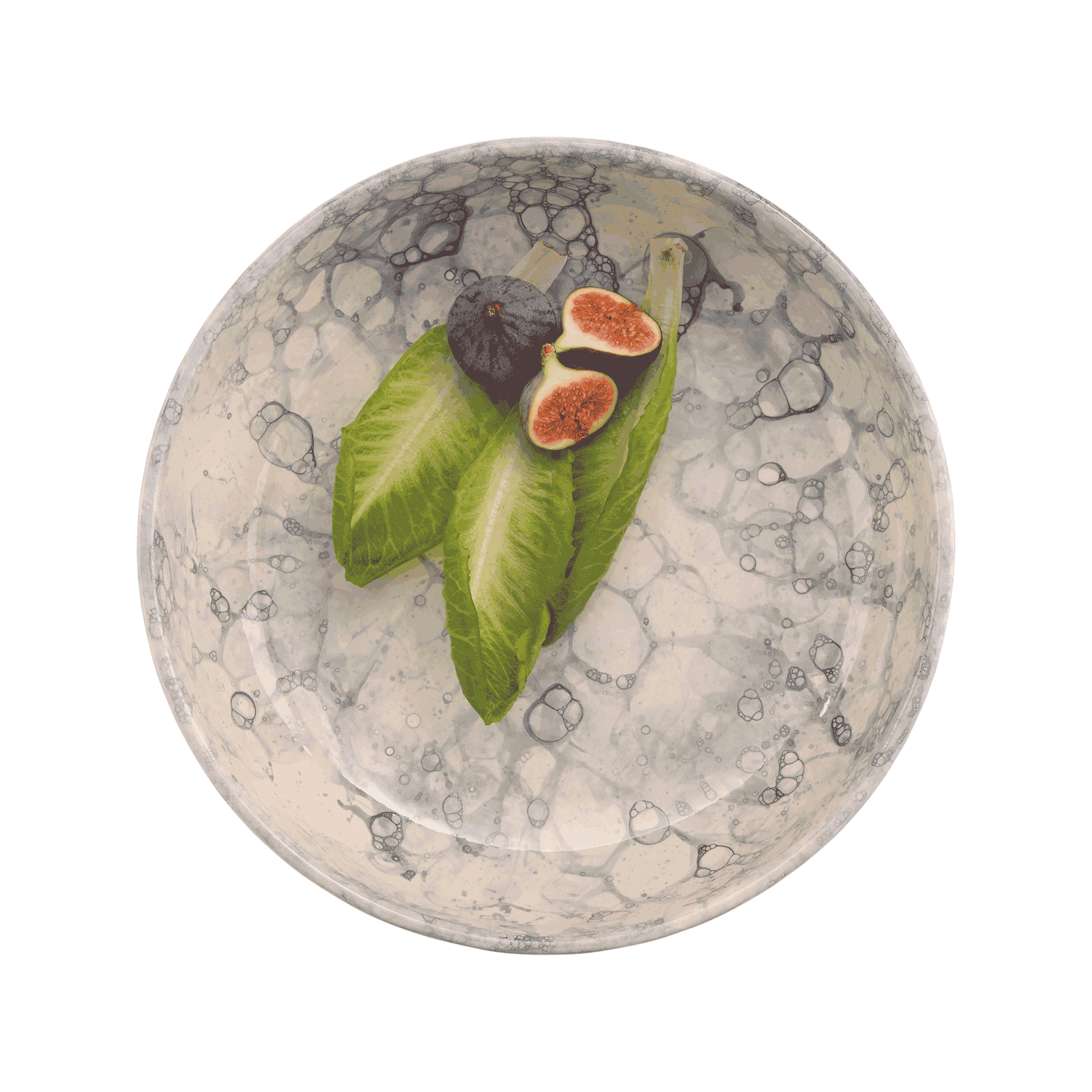 Espuma Schaal 31 cm grijs