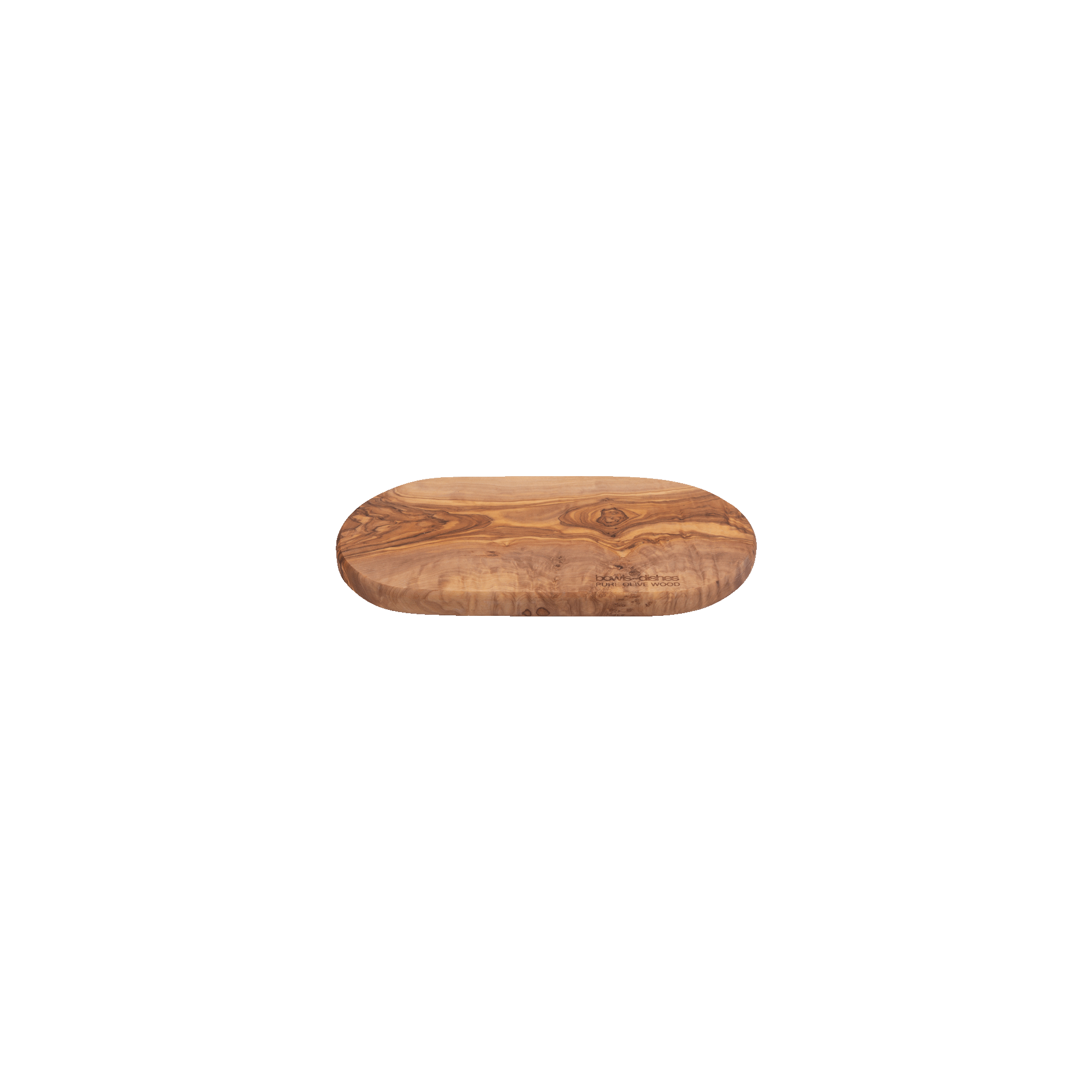 Olijfhouten Plank Ovaal 30 cm dikte 2 cm
