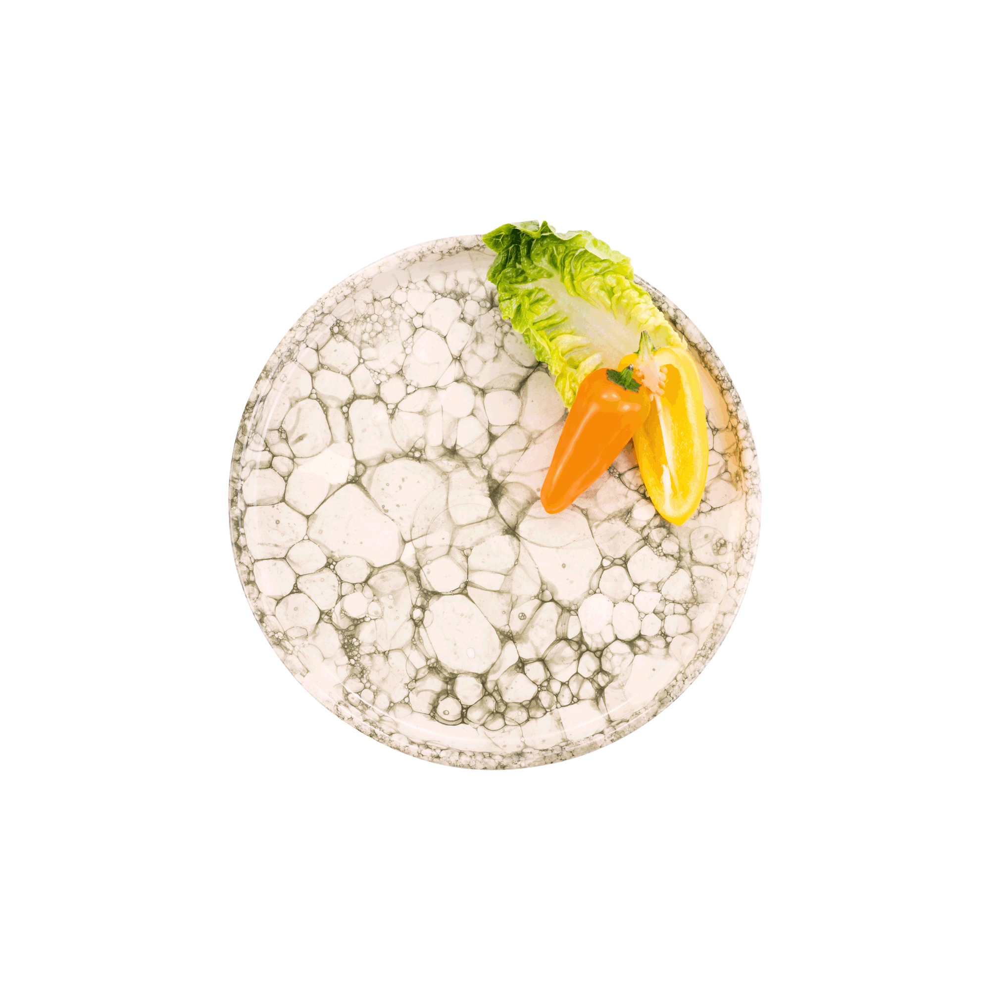 Espuma Bord 23 cm groen