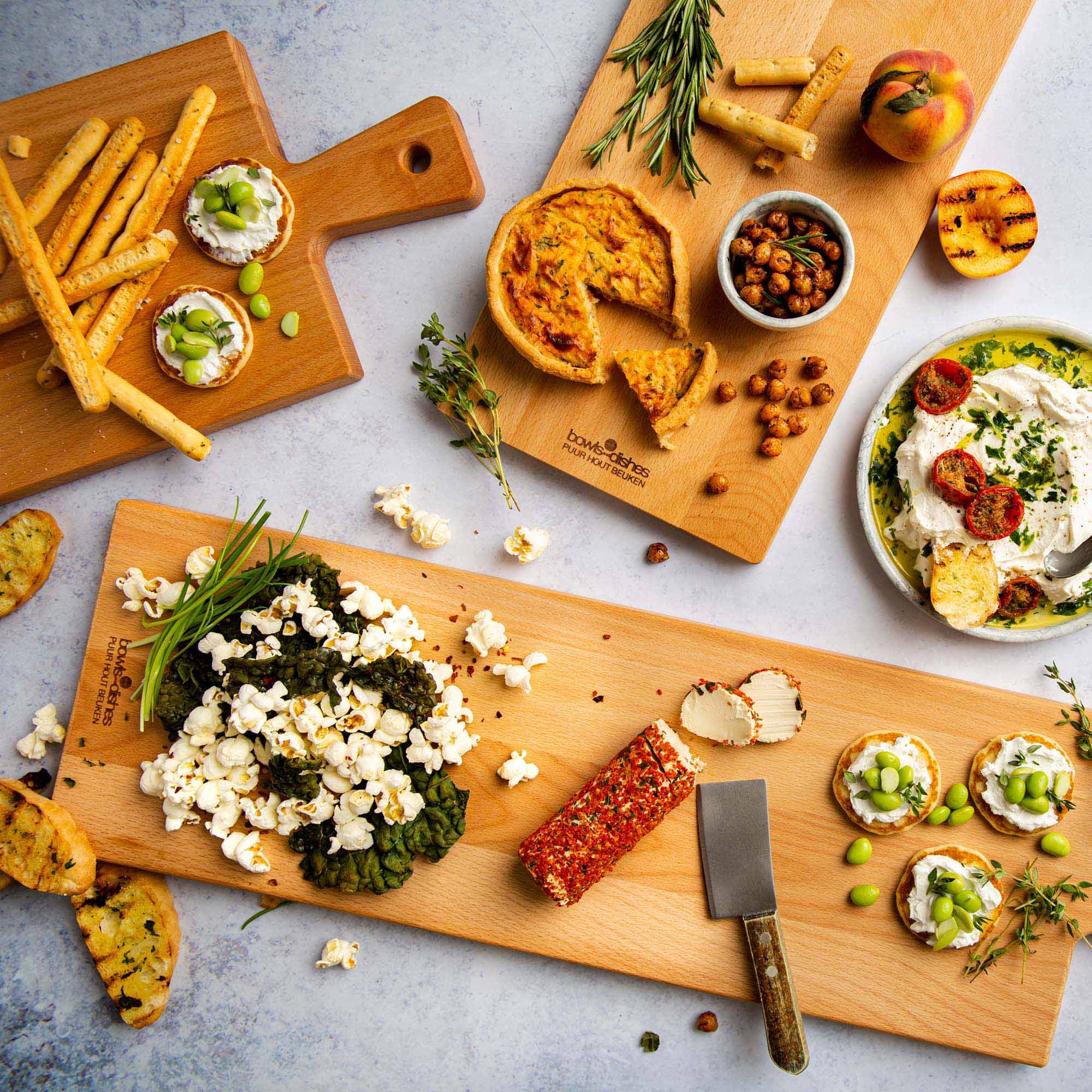 Puur Hout | Beuken Serveerplank 39 x 20 x 2 cm