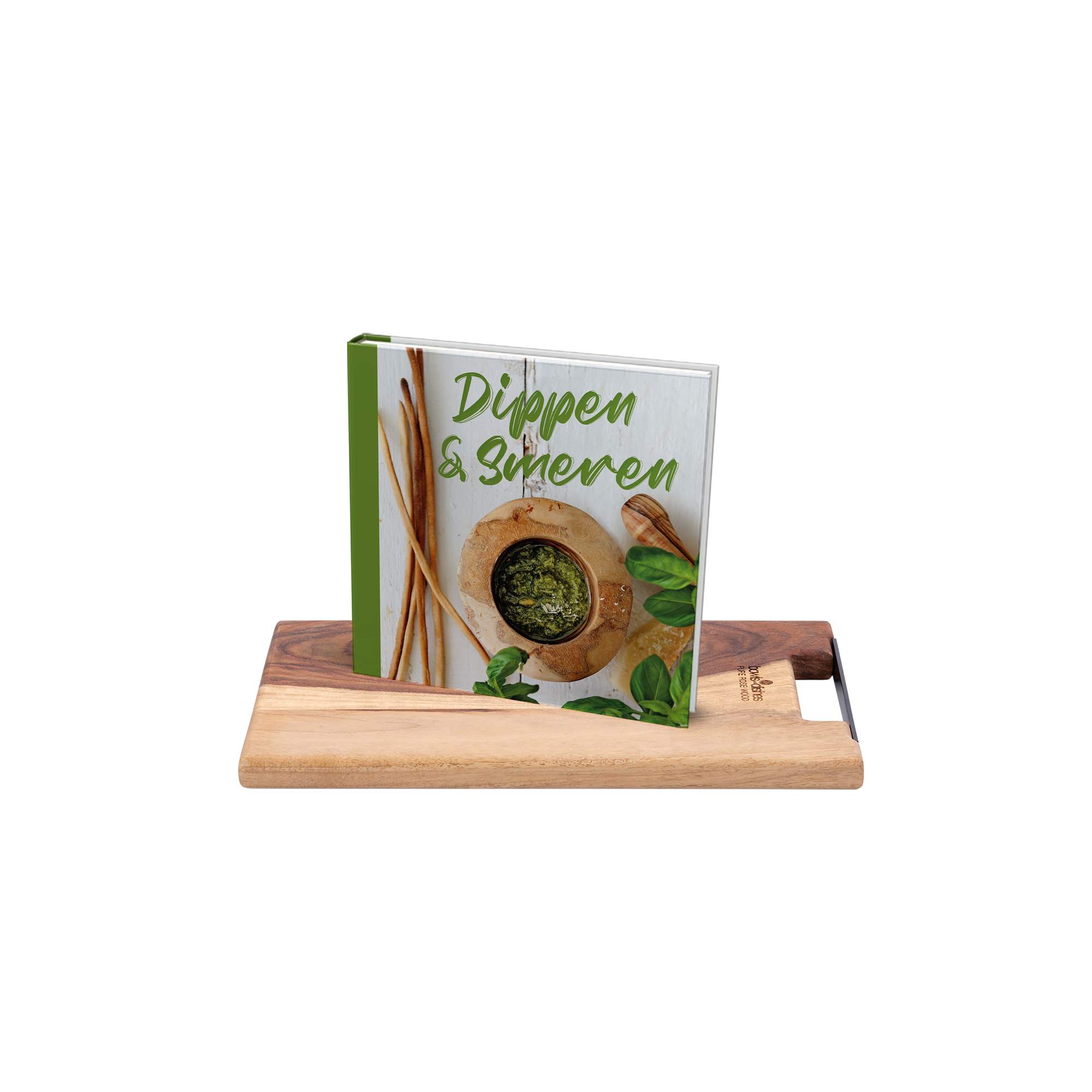 Set - Borrelplank RS1030 + boek Dippen & Smeren