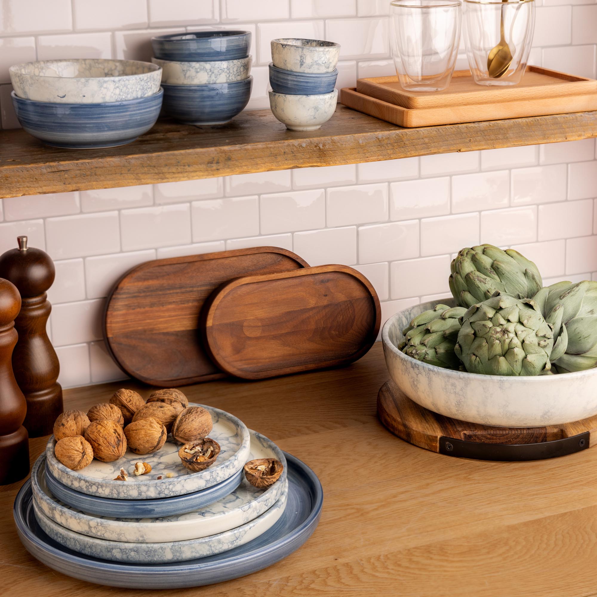 Espuma Bord 18 cm grijs