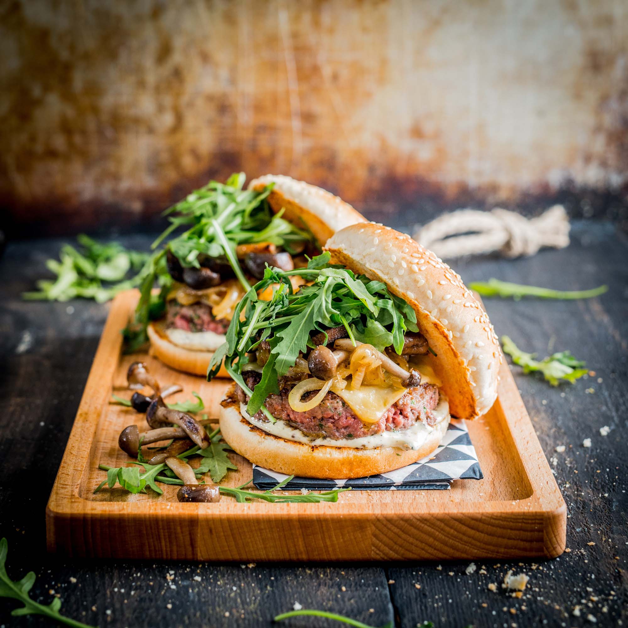 Pure Beech Wood Food Board 49 x 18.5 x 2 cm