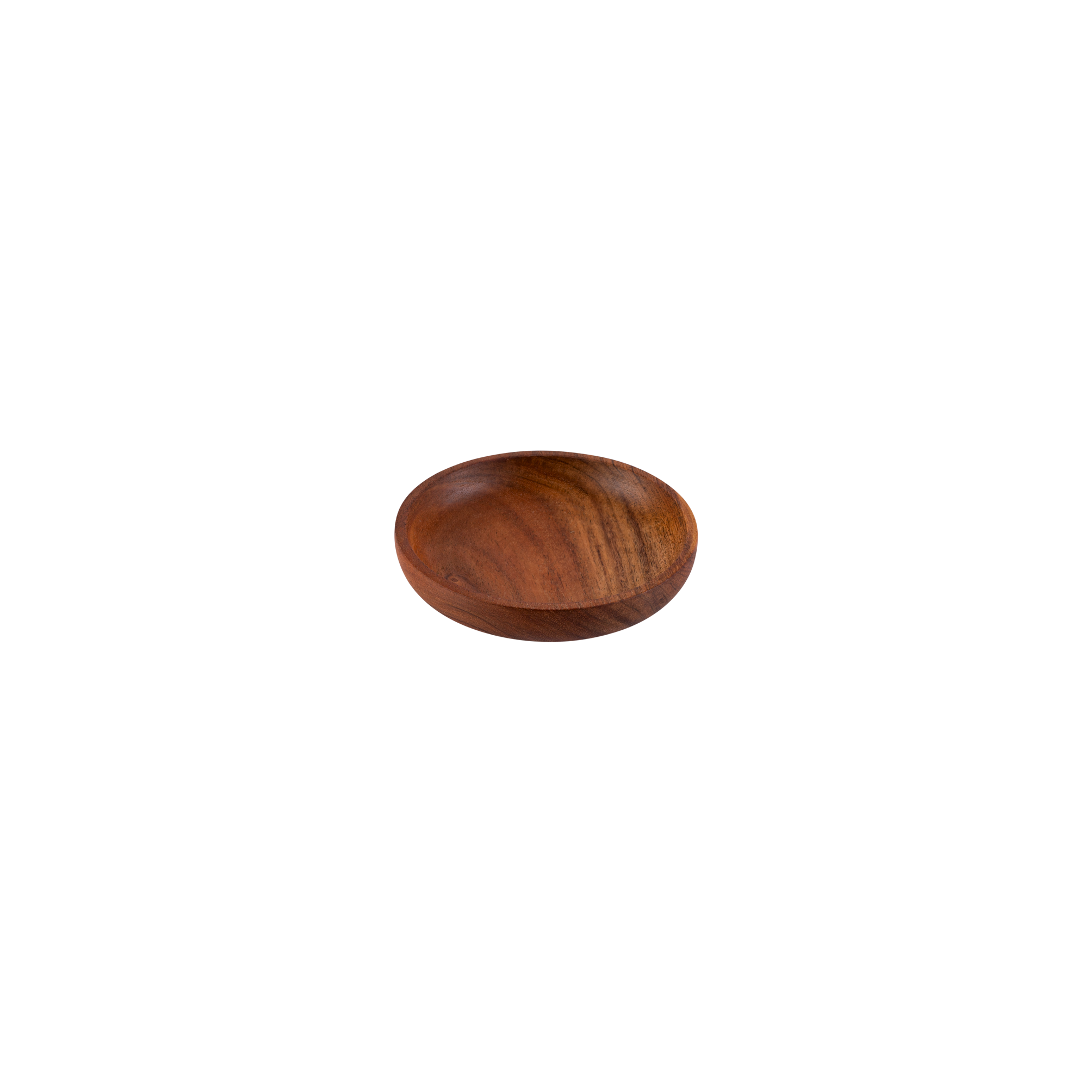 Pure Acacia Wood Schaal laag 14x2.5 cm