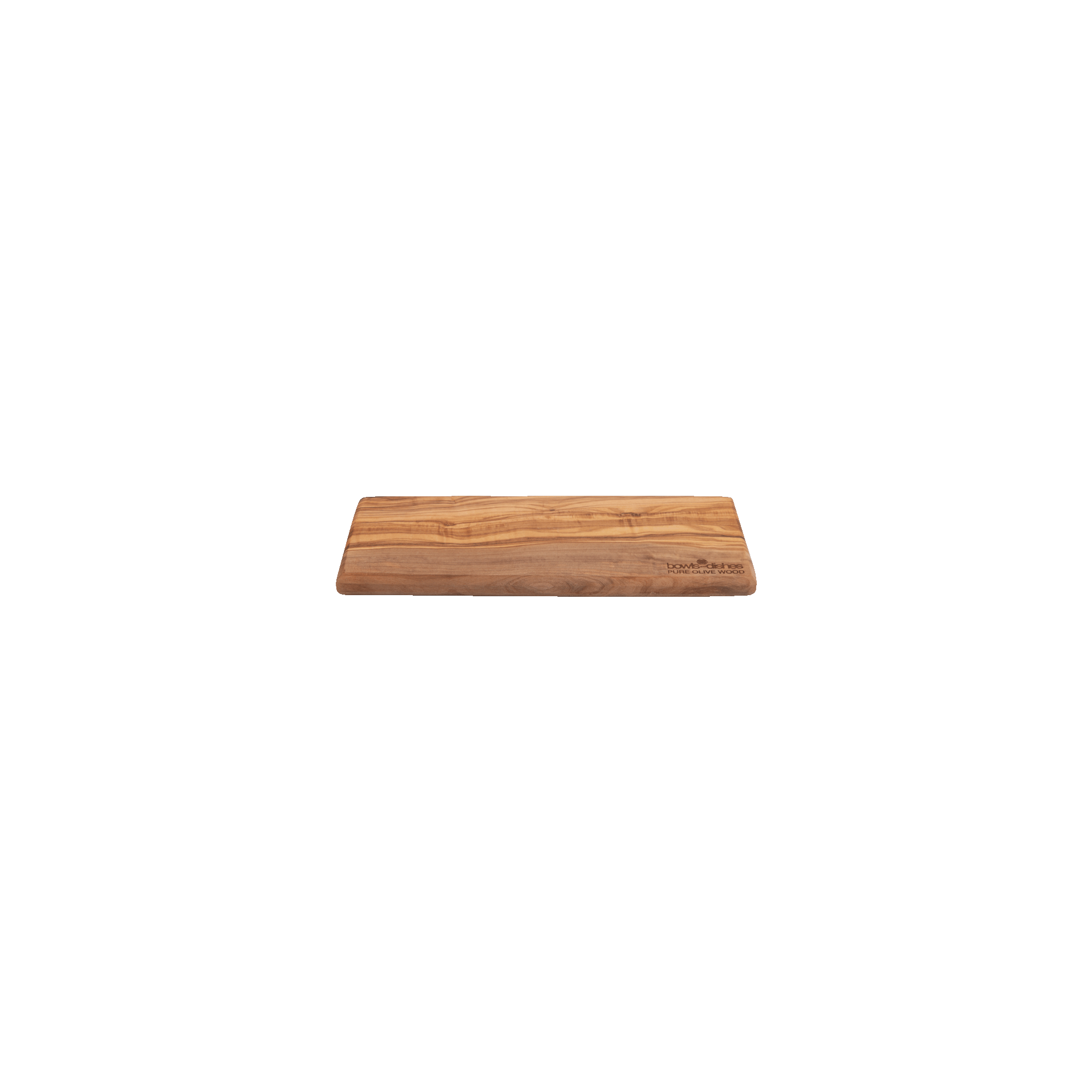 Olijfhouten plank rechthoekig 30 cm dikte 1,5 cm