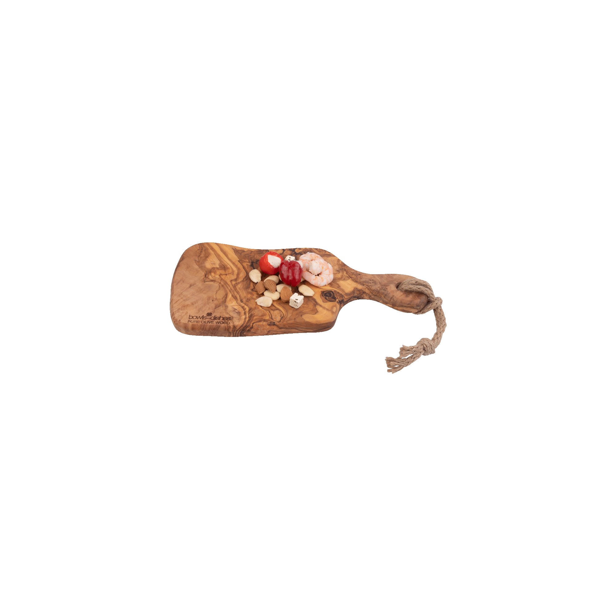 Olijfhouten Serveerplank met handvat 35 cm