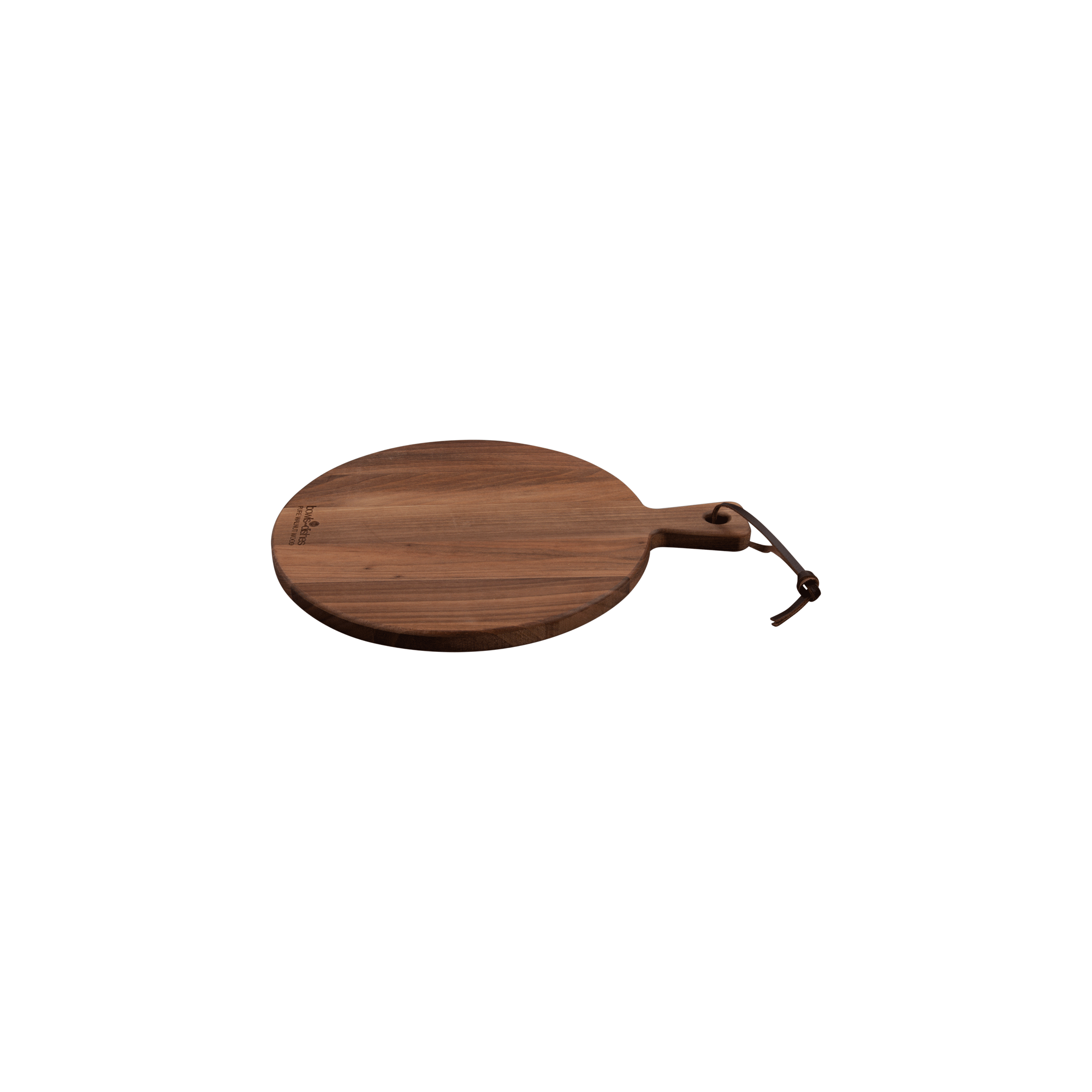 Pure Walnut Wood Serveerplank rond Ø 25 x 1,8 cm