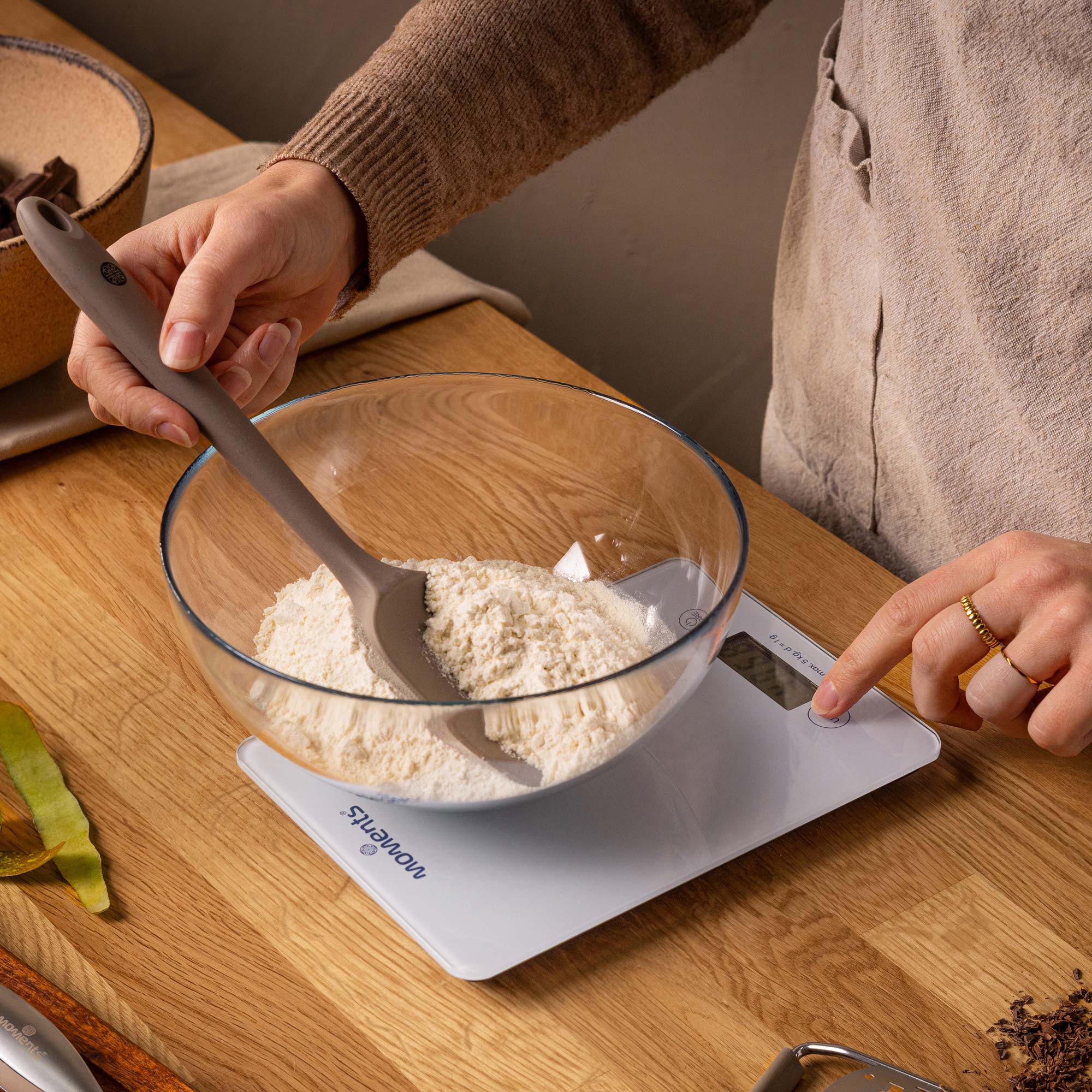 Moments Keukenweegschaal Wit