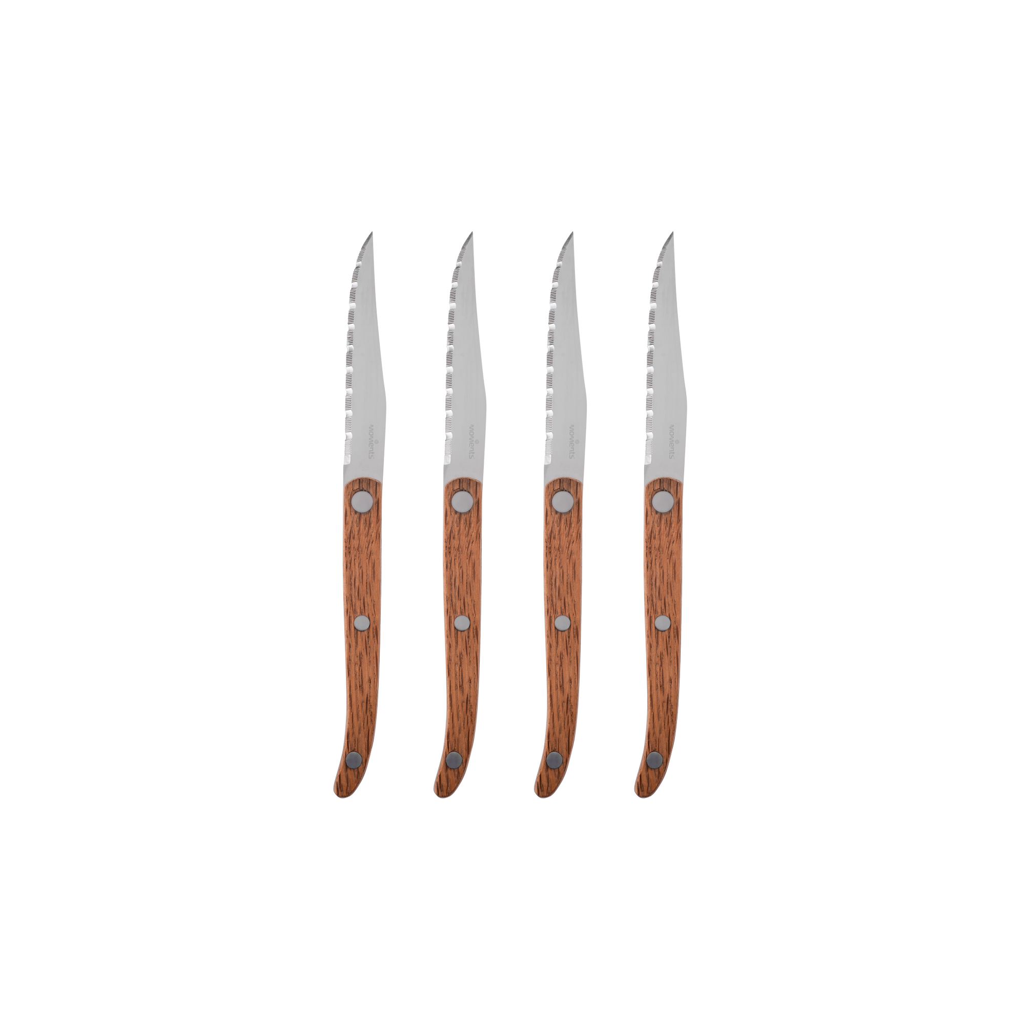 Moments Steakmessen Acacia set van 4